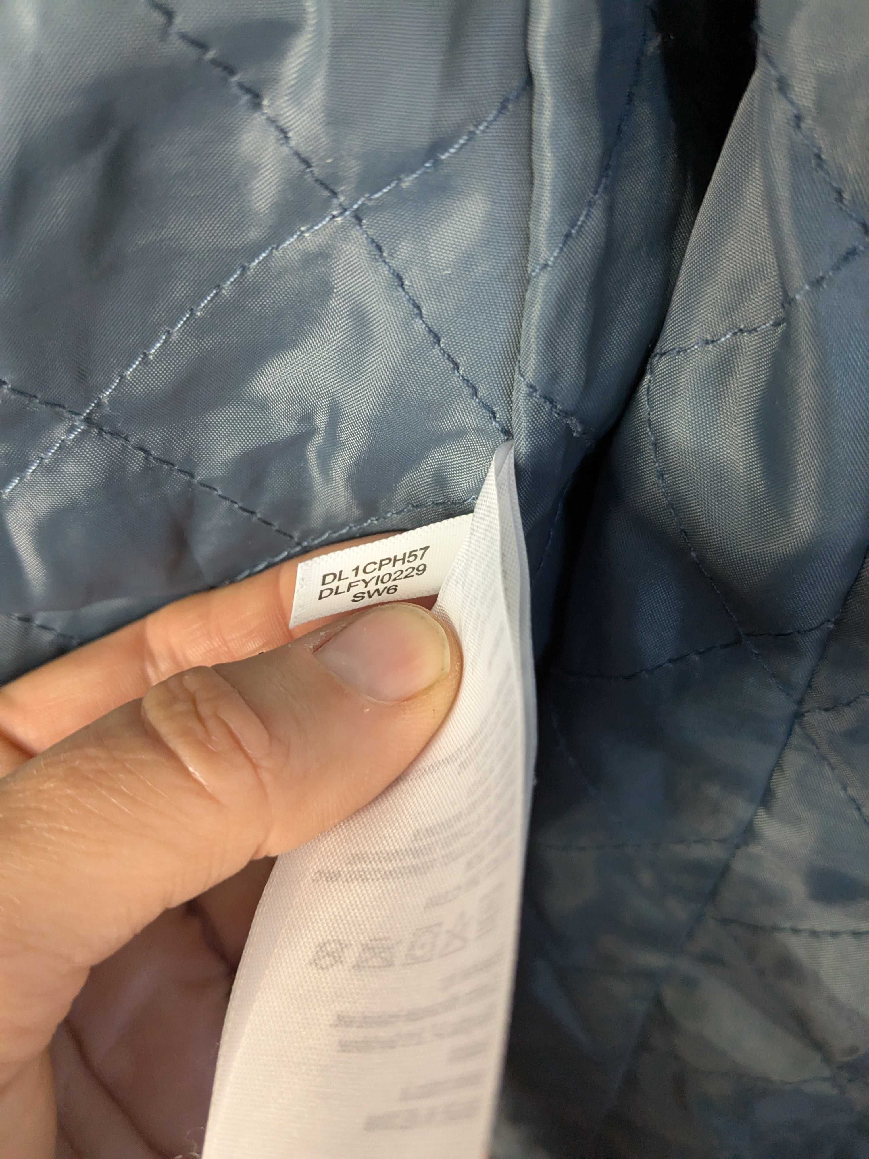 DKNY lekka kurtka ocieplana miętowa rozm. M