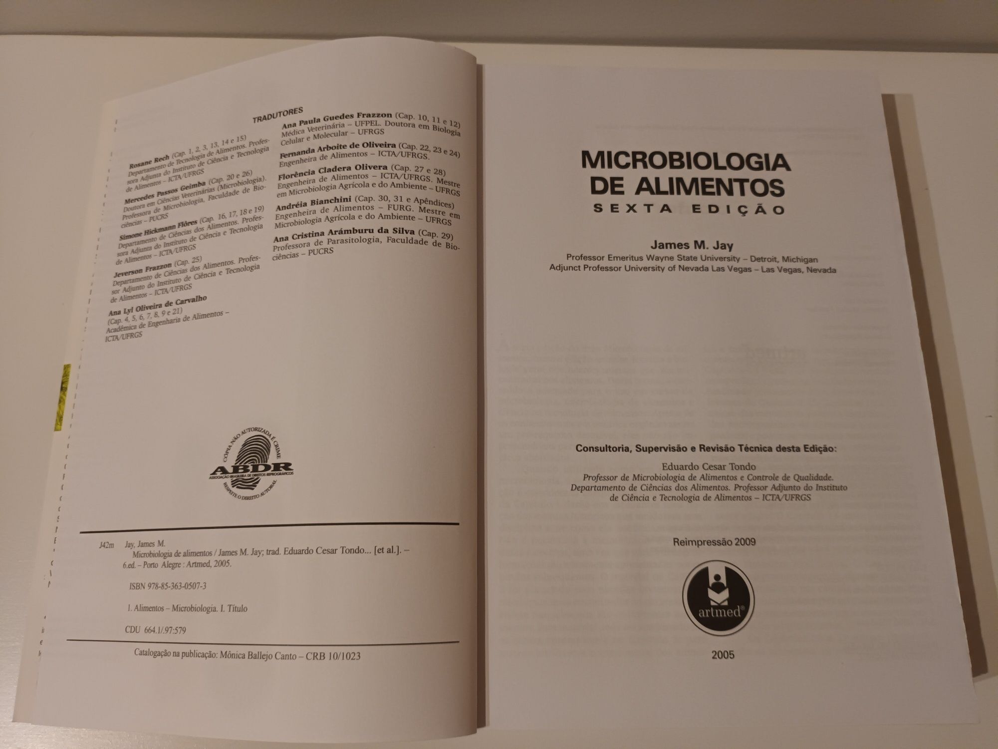 Livro Microbiologia de Alimentos