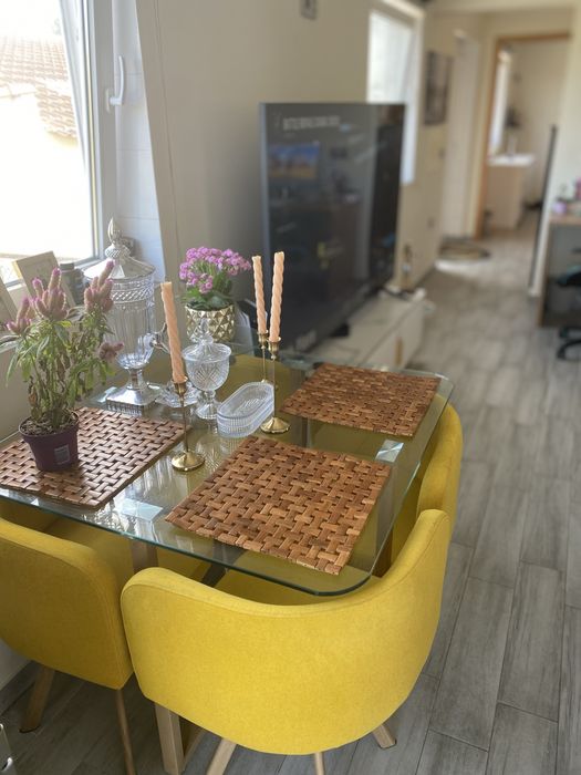 Mesa de Jantar Única nessa cor e com Cadeiras Pet Protect / EasyClean!