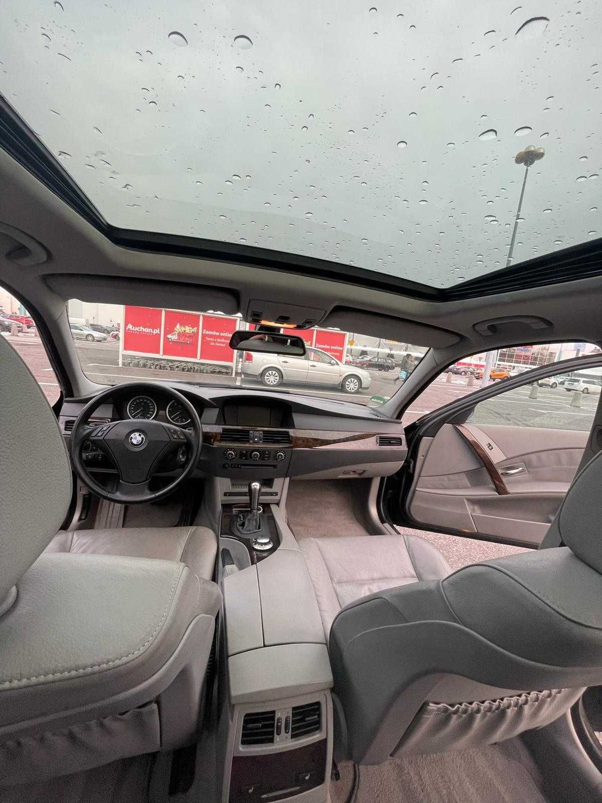 BMW 530D E60 klima navi alu head-up xenon skóra panorama SUPER STAN