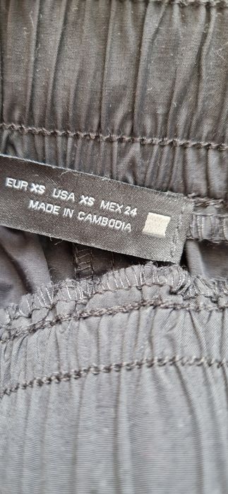 Zara krótkie spodenki szorty sportowe czarne