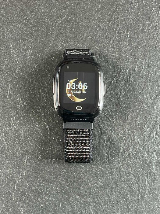 Smartwatch PTHTECHUS 4G dla dzieci z GPS z funkcją SOS czarny
