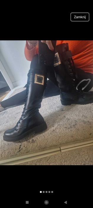 Nowe z metką Kozaki damskie 40