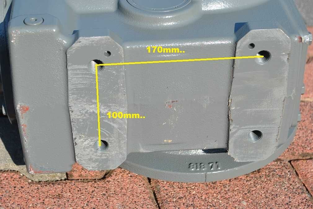 Motoreduktor kątowy 1.5kw. 13,3obr./min.. SIEMENS