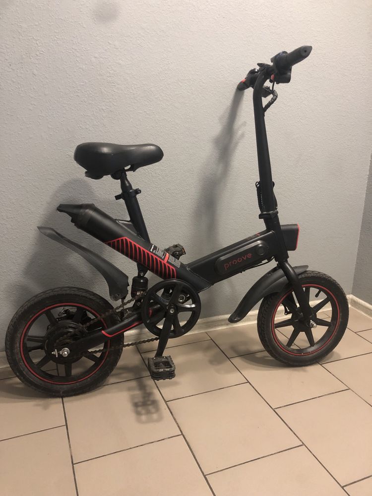 Електро велосипед Proove Sportage Black Red