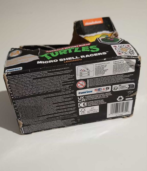 Wojownicze Żółwie Ninja Samochodzik zdalnie sterowany Leonardo.