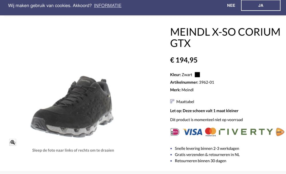 Meindl X-SO Corium GTX Anthracite Розмір 42