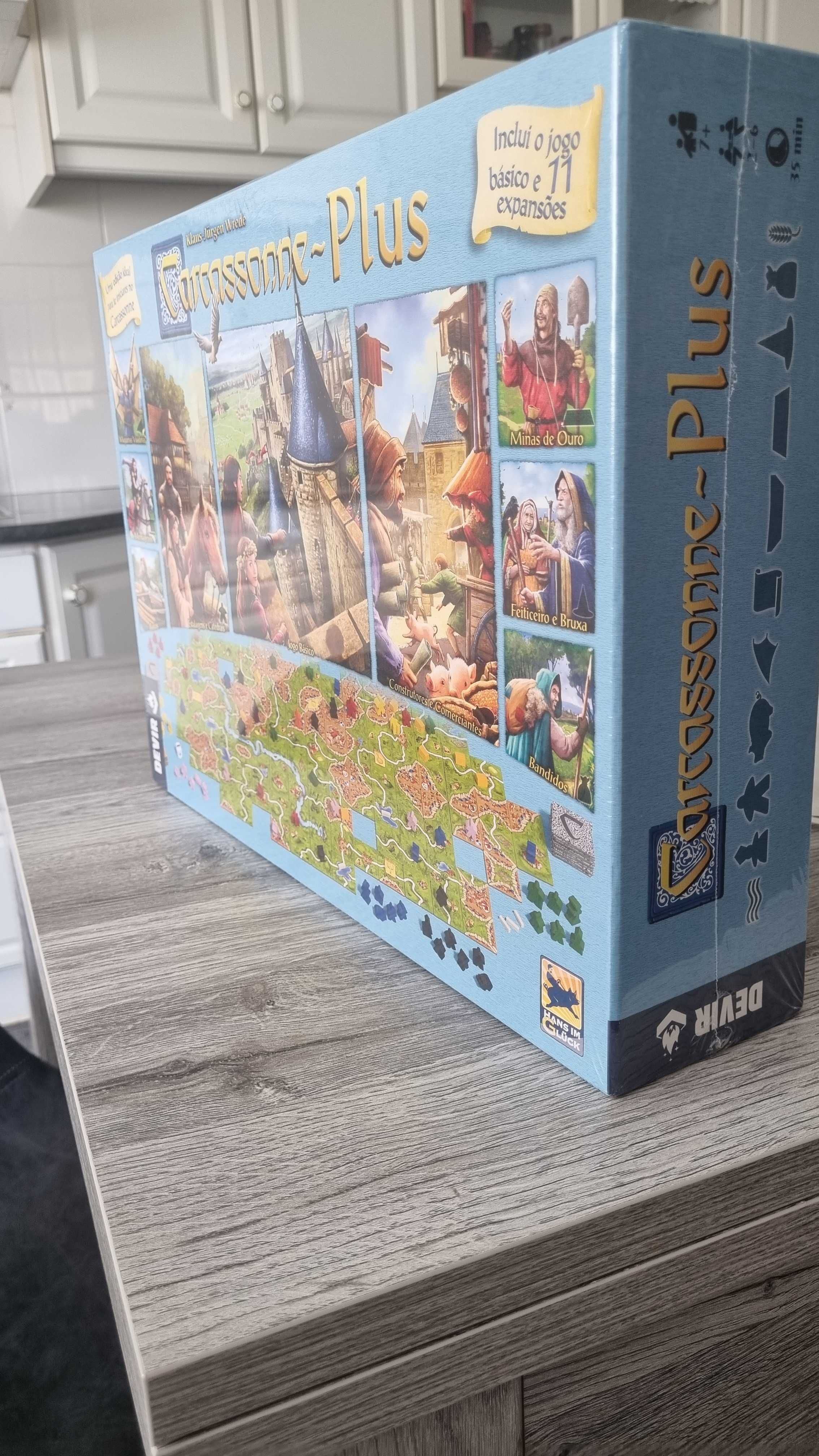 Carcassonne Plus- Pacote com 11 expansões