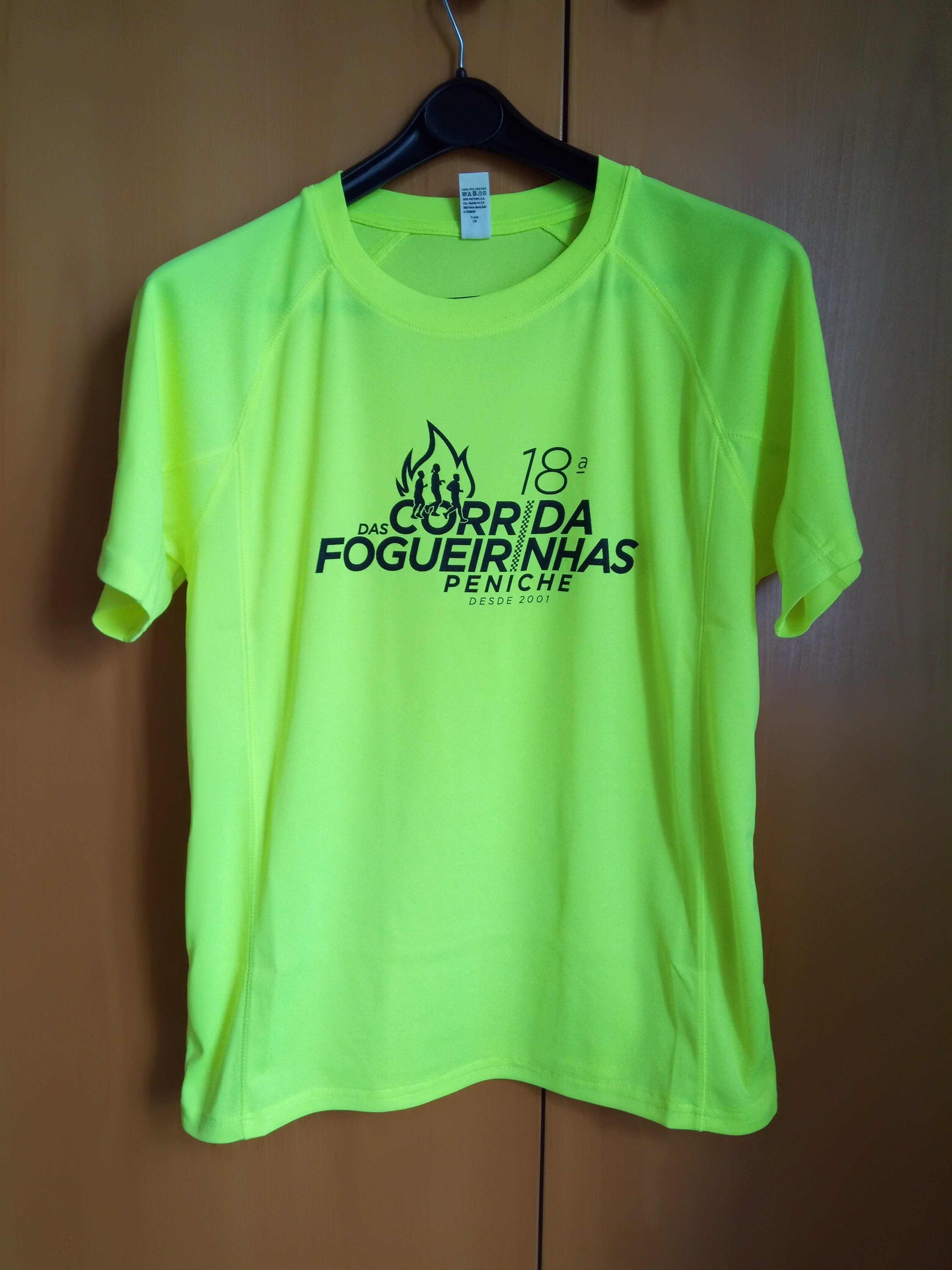 T'Shirt da Corrida das Fogueirinhas, em Peniche.