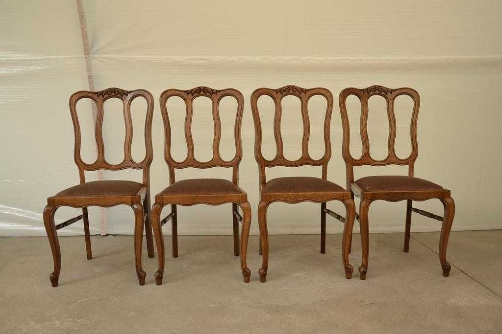 krzesła ludwikowskie komplet 4 krzeseł