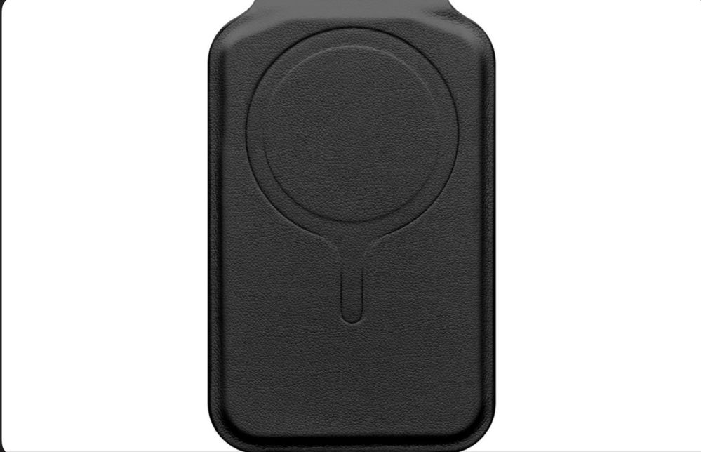 Шкіряний чохол-гаманець з підставкою Satechi MagSafe Black