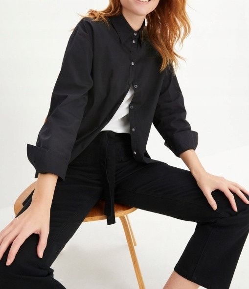 B.P.C koszula damska czarna oversize ^52