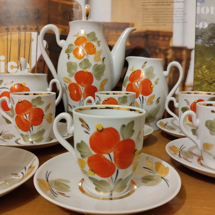 Сервиз кофейный  фарфор Полтава