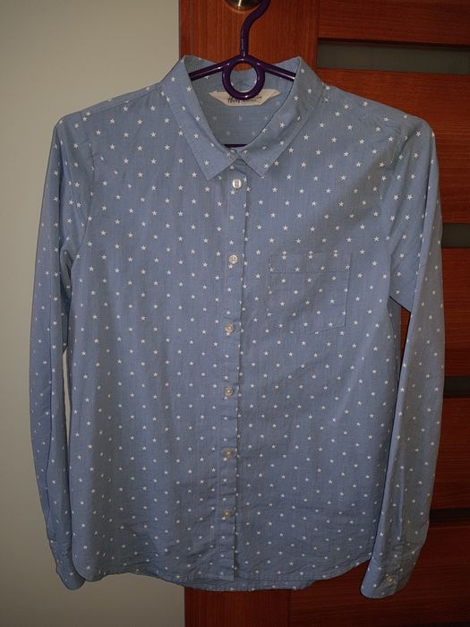 Koszula dziewczęca jeansowa