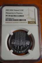 10 zł Zbrodnia w Piaśnicy  NGC PF70 ULTRA CAMEO