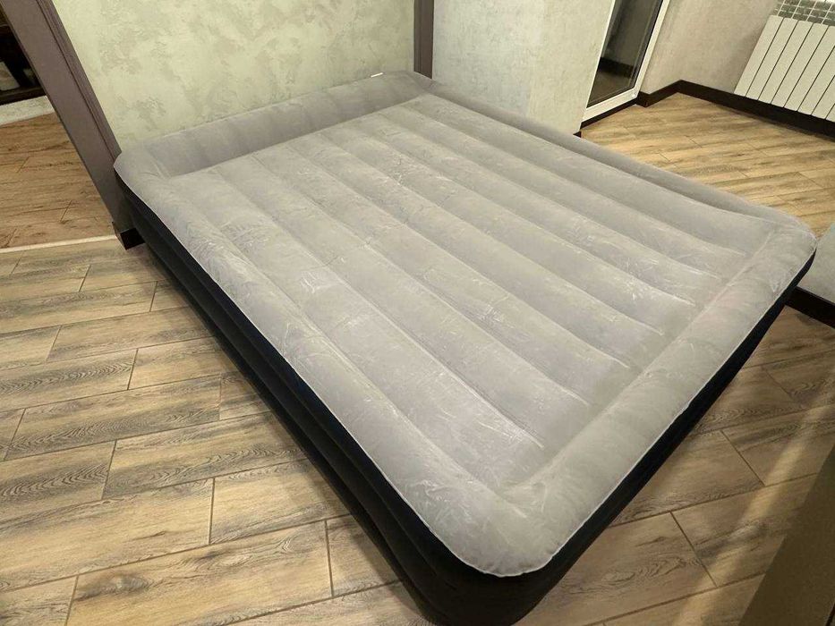 ‼️Надувная кровать двуспальная с насосом. Матрас. Ліжко Ламзак ‼️