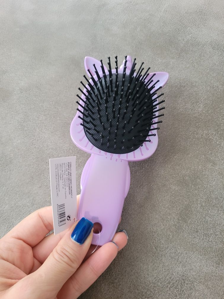 Escova de cabelo unicórnio