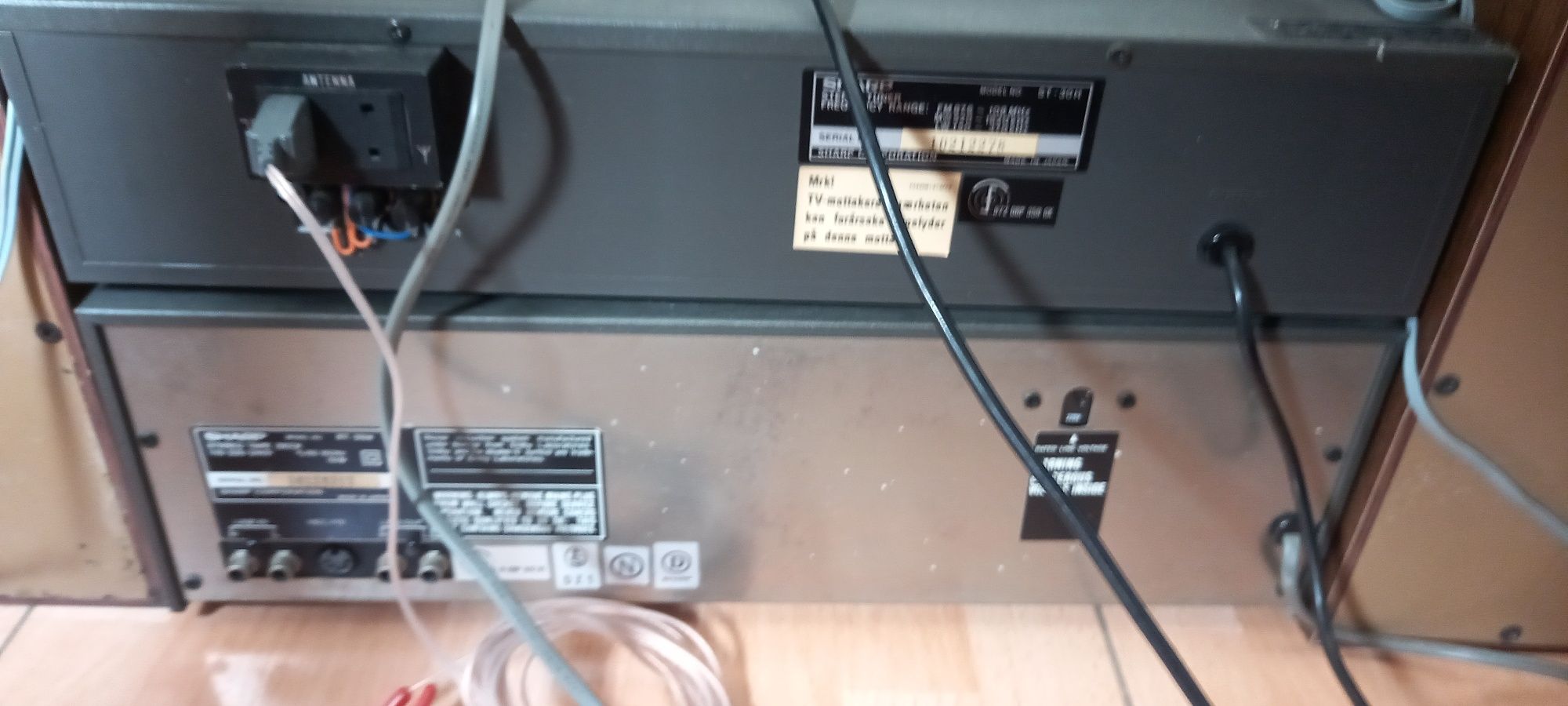 SHARP Kolumny tuner deck wzmacniacz