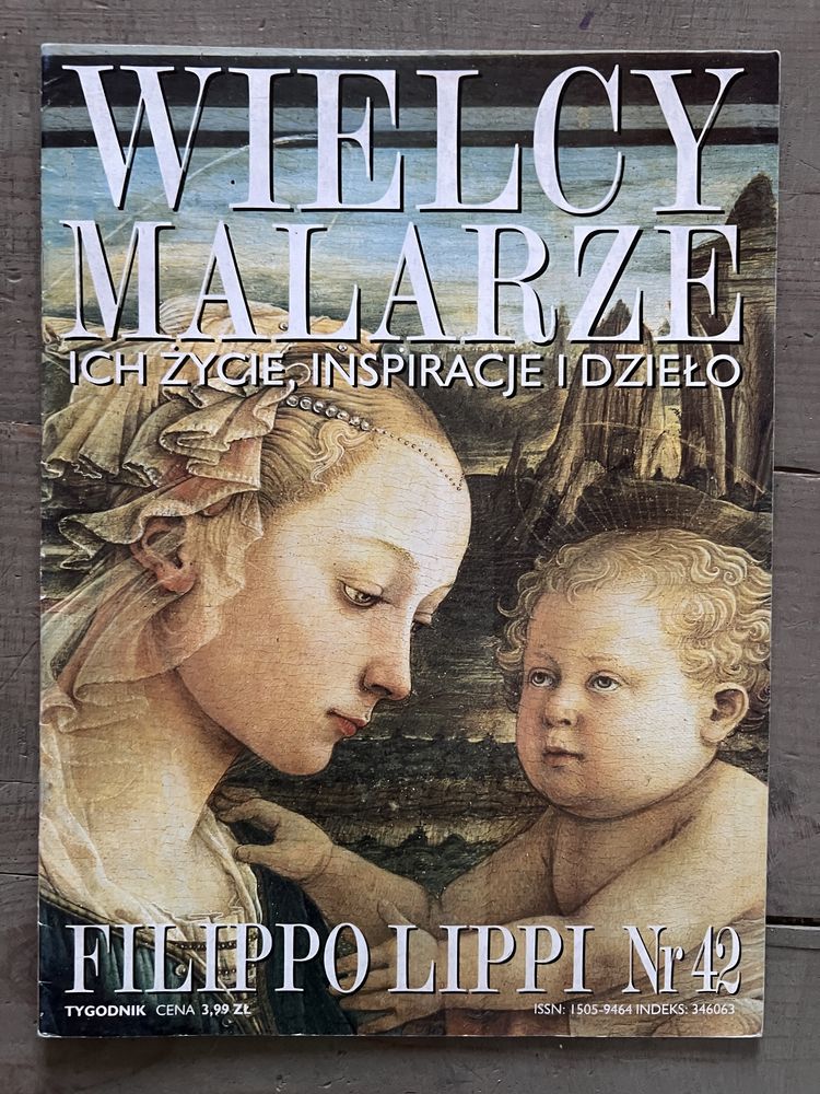 Wielcy Malarze Filipo Lippi nr 42 vintage sztuka renesans