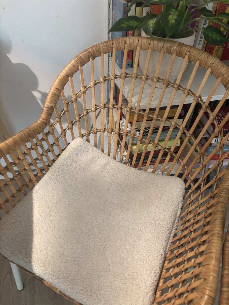 Nilsove krzesło rattan Ikea
