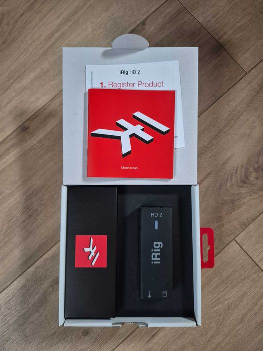 IK Multimedia iRig HD 2 interfejs słuchawkowy gitarowy iPad iPhone