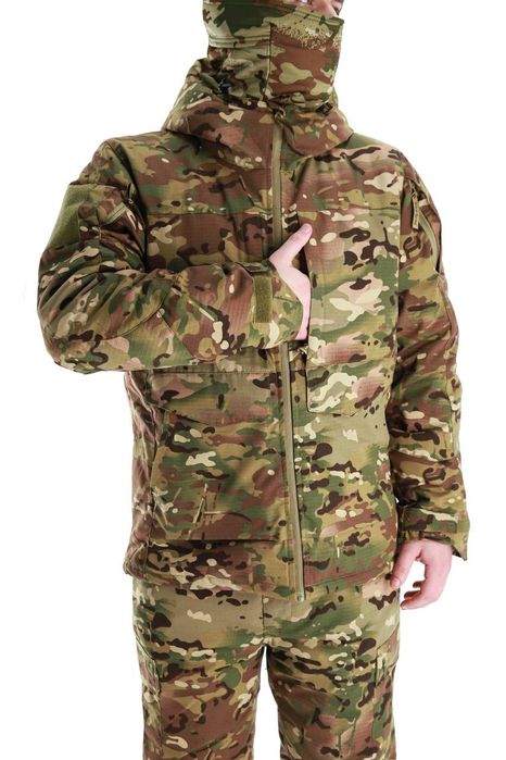 Зимова тактична форма мультикам Omni-heat (комплект куртка + штани)