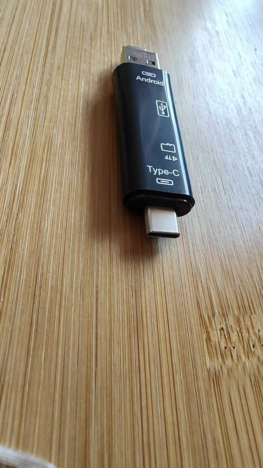 Leitor adaptador USB OTG 4 em 1 - NOVO