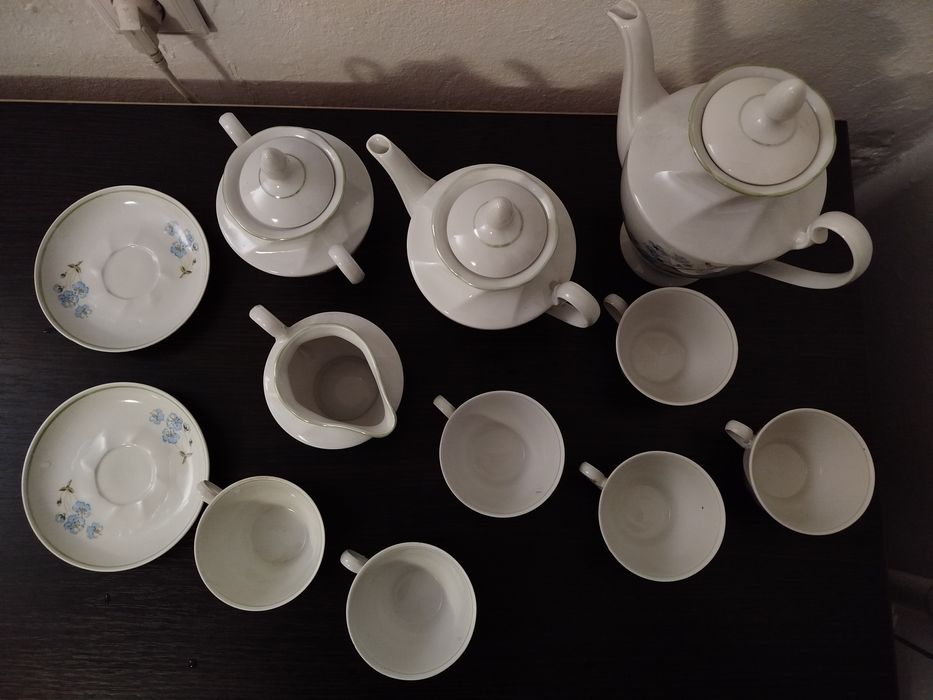 Чайный сервиз Рижский фарфоровый завод. СССР.