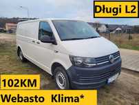 Volkswagen Transporter 2.0TDI 102KM Radar Dlugi  Klima ,Webasto fabryczne z pilotem