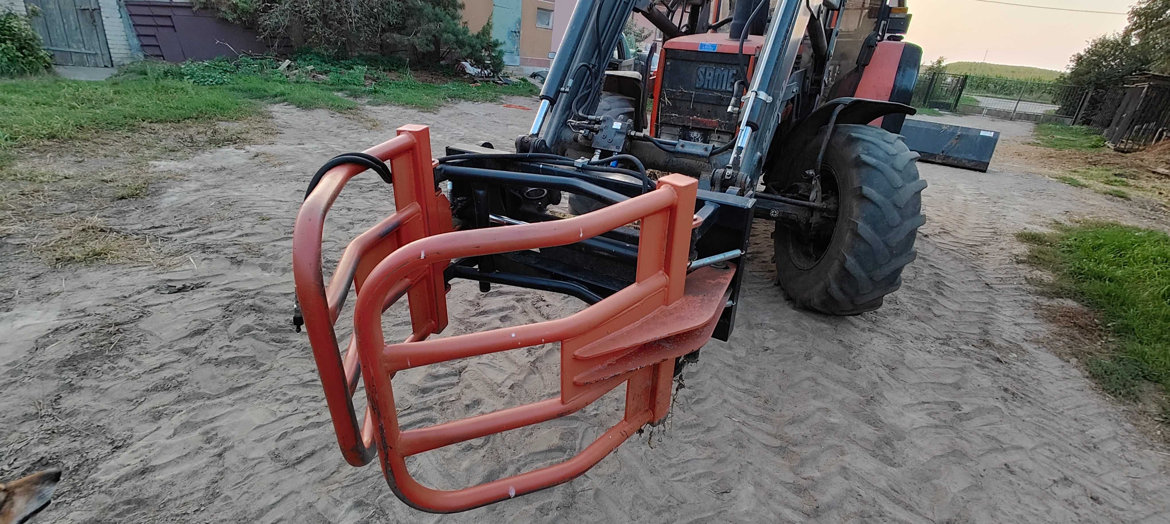 Ciągnik rolniczy Same Explorer 80 4x4 + TUR Quicke z osprzętem