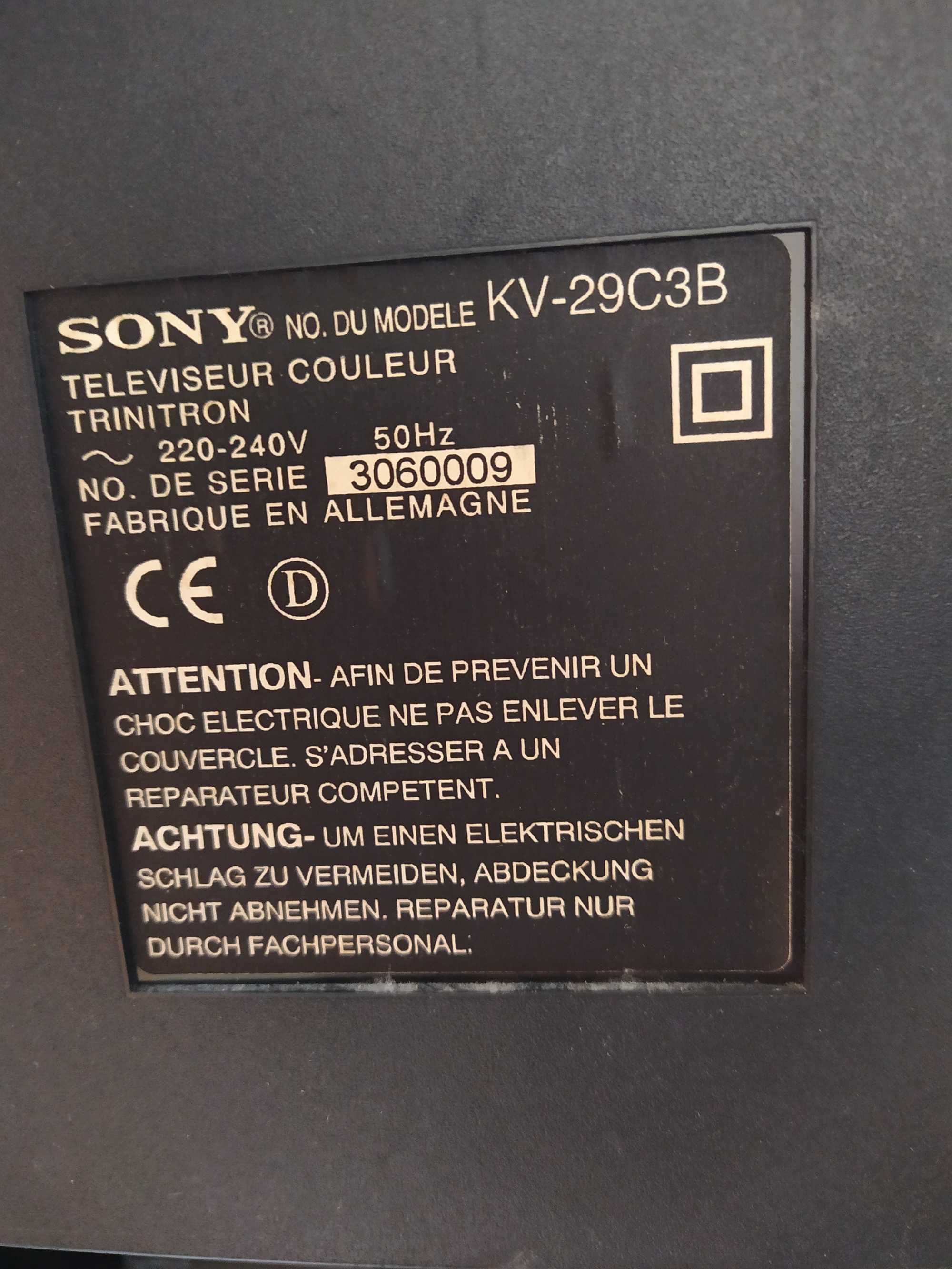 Телевізор sony KV-29C3B