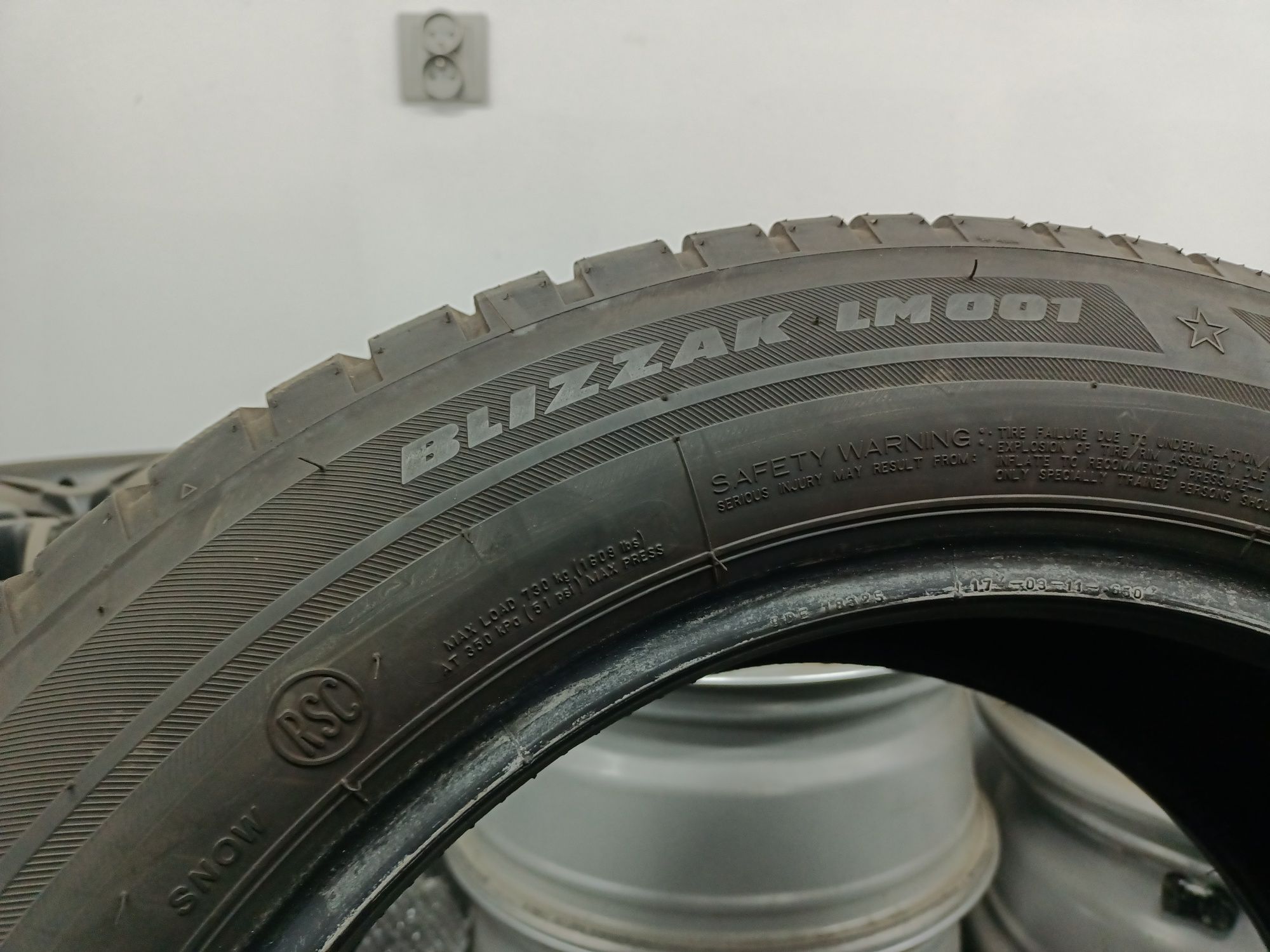 2020r 4 x 225/55/17 Bridgestone Blizzak LM001 Wysyłka