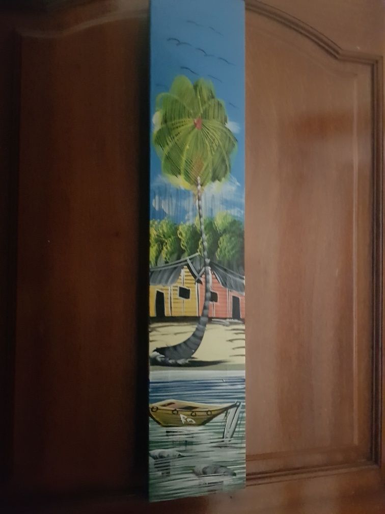 Quadro lindo pintura a mão