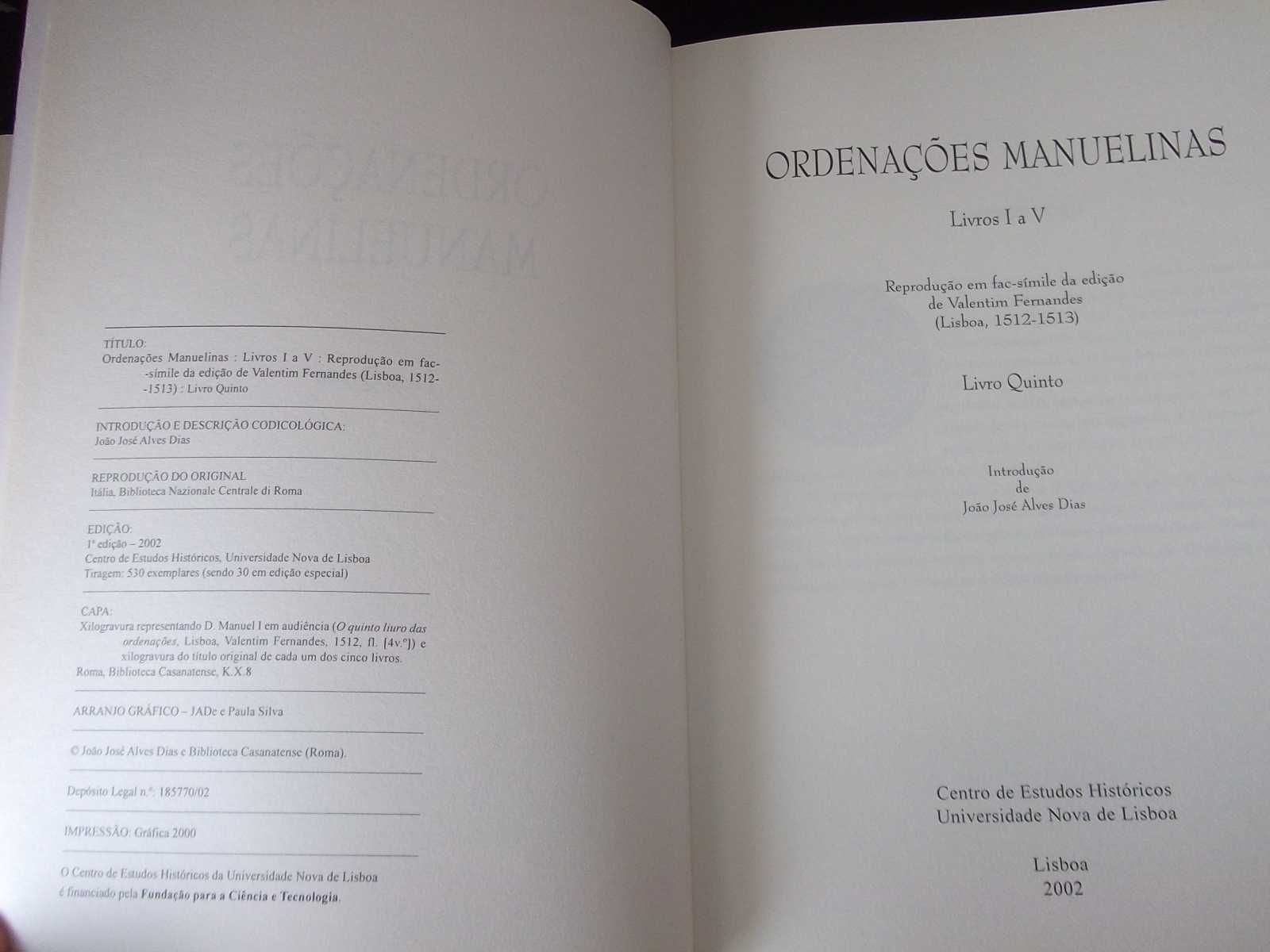 Livros Ordenações Manuelinas IV