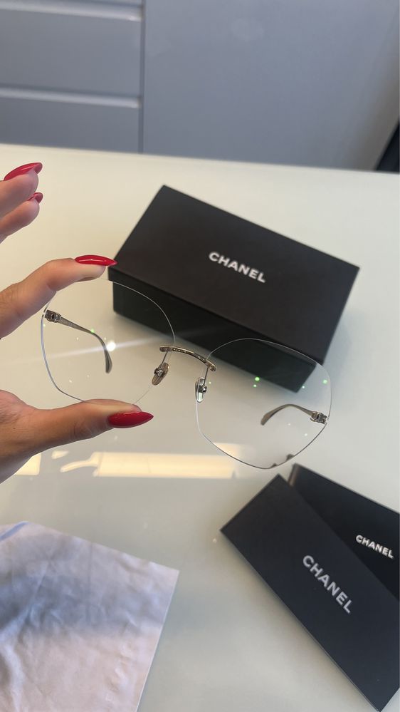 Okulary oprawki korekcyjne damskie Chanel