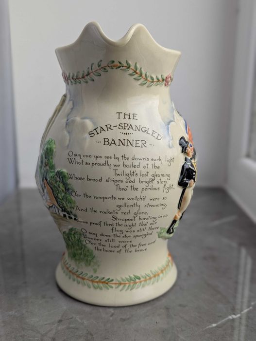 Глечик музичний. Порцеляна. Дружба США і Великобританії 1930-ті роки