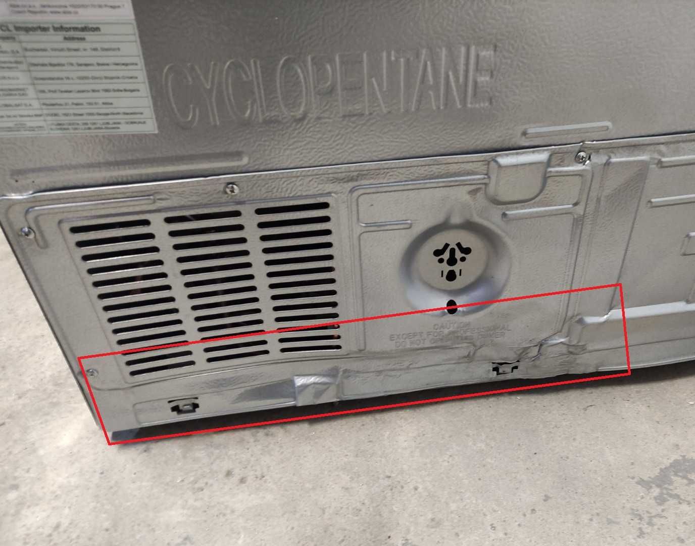 Lodówka Side By Side TCL RC456CXE0 No Frost 456L OUTLET 27FG68N
