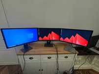 3 Монітори Dell 24" IPS 2K та Full HD — від 2299 грн, робочі