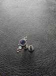 Kolczyk nowy cyrkonie i opal. Piercing tragus, helix, lobe,conch