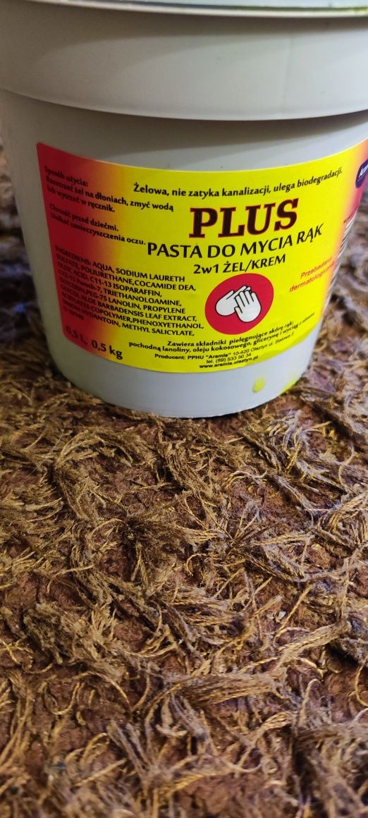 Pasta do mycia rąk 2w1 żel/ krem 0,5kg