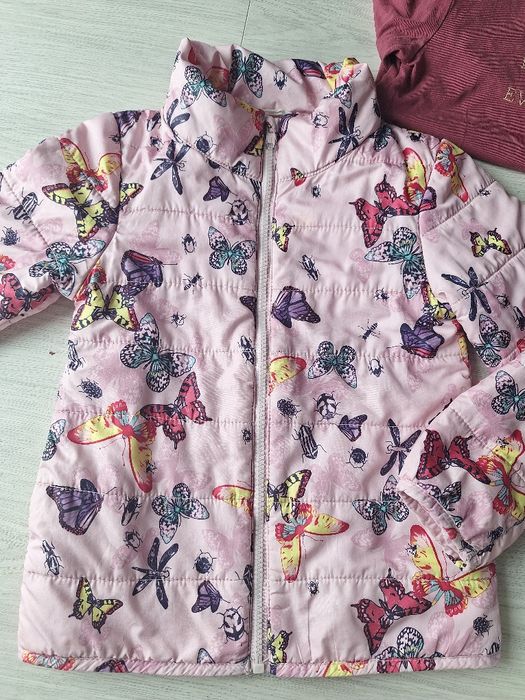 Ubranka dla dziewczynki r. 116 ubrania na jesień