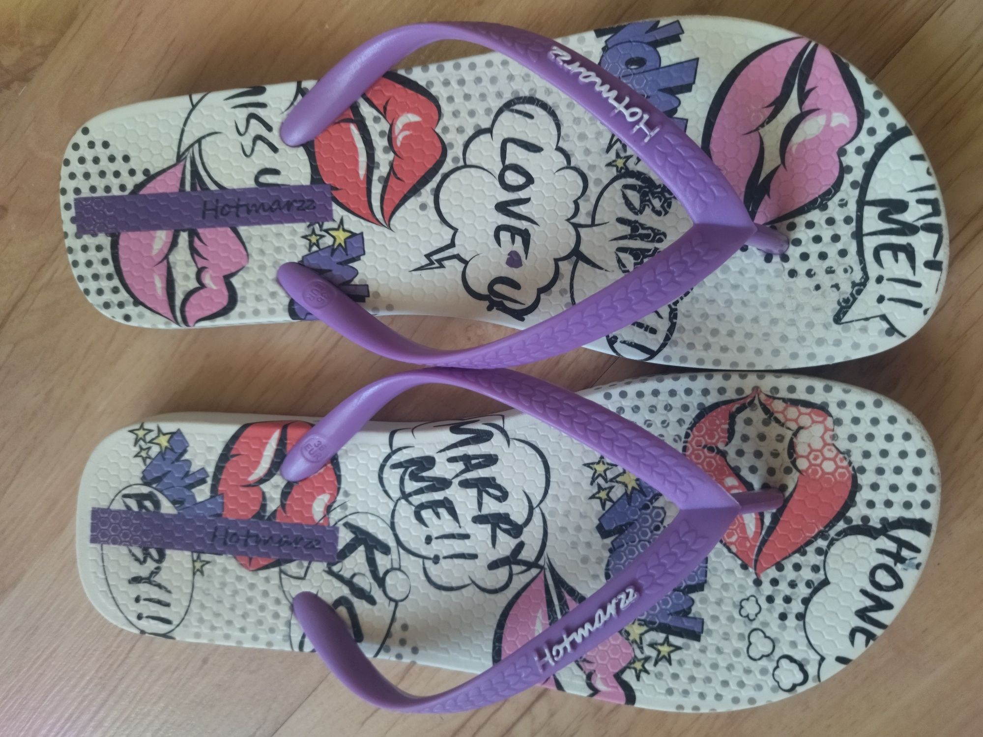 Klapki japonki r. 36 na basen, plażę, lato