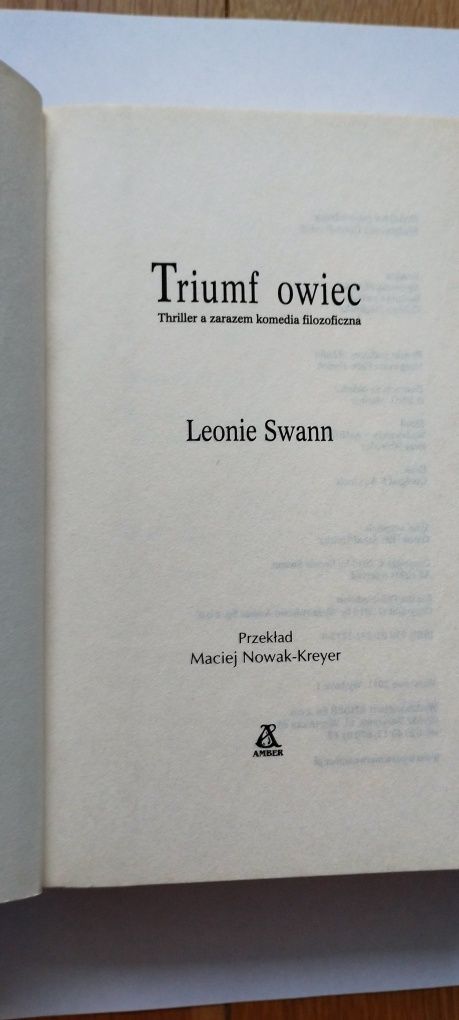 "Triumf owiec" Leonie Swann