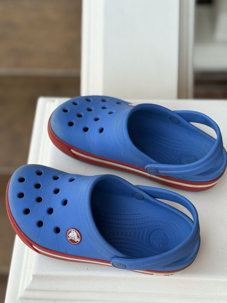 Крокси crocs сині розмір між c12 та c13