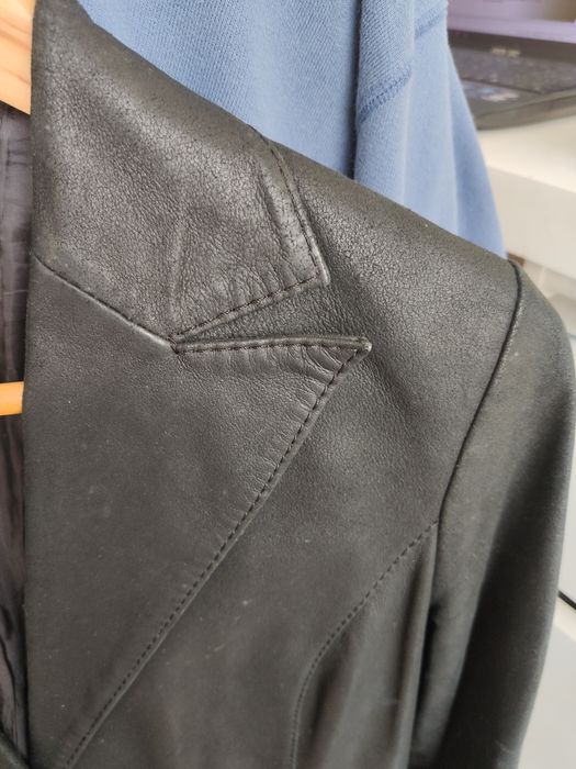 Blazer preto mulher em pele S