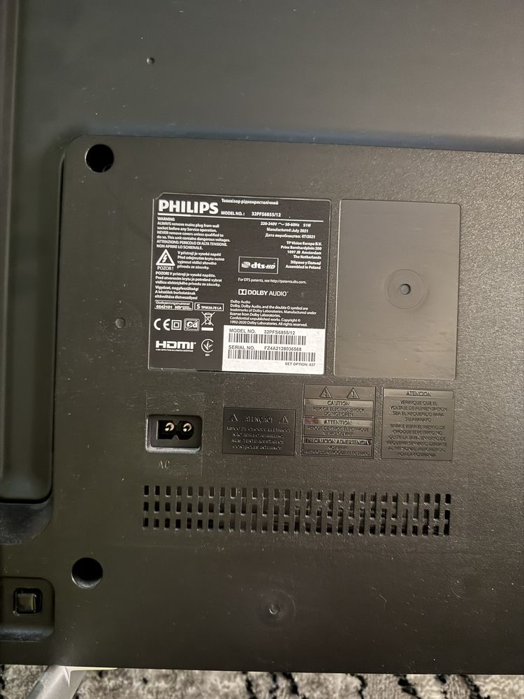 Telewizor Philips 32-calowy z serii 6800, model z systemem Smart TV (S