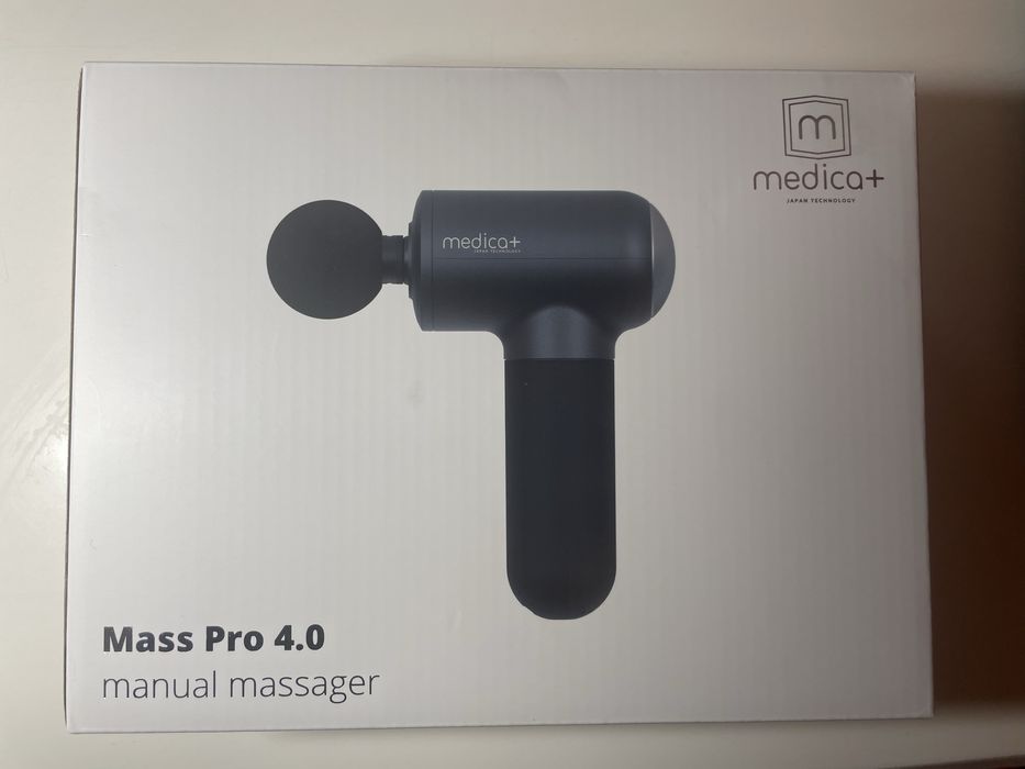 Вібро масажер для тіла і м'язів Medica+ Mass Pro 4.0 Black