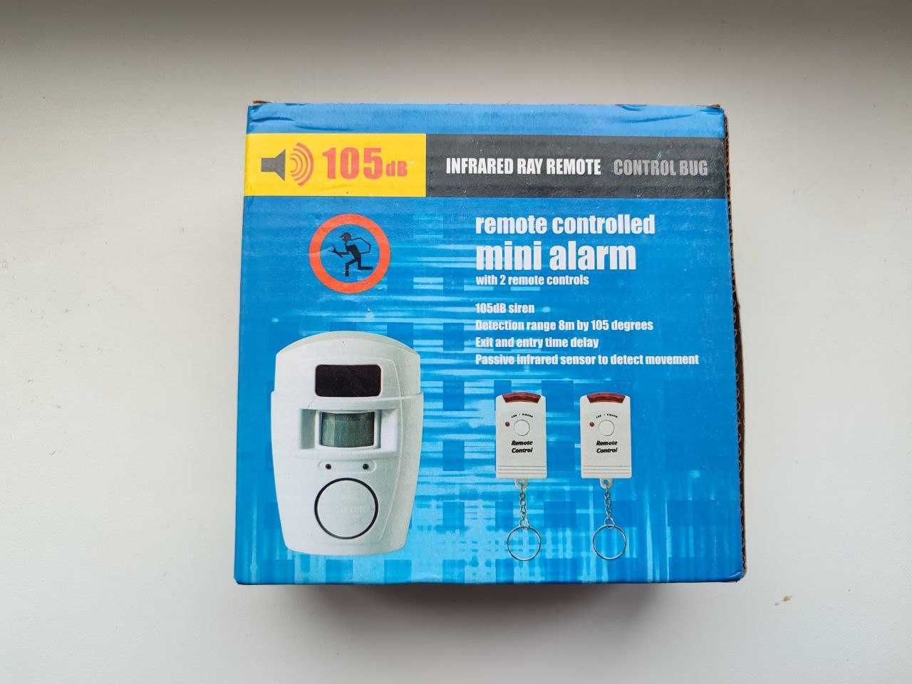 Сенсорная инфракрасная сигнализация для дома ALARM-105 (2 пульта)