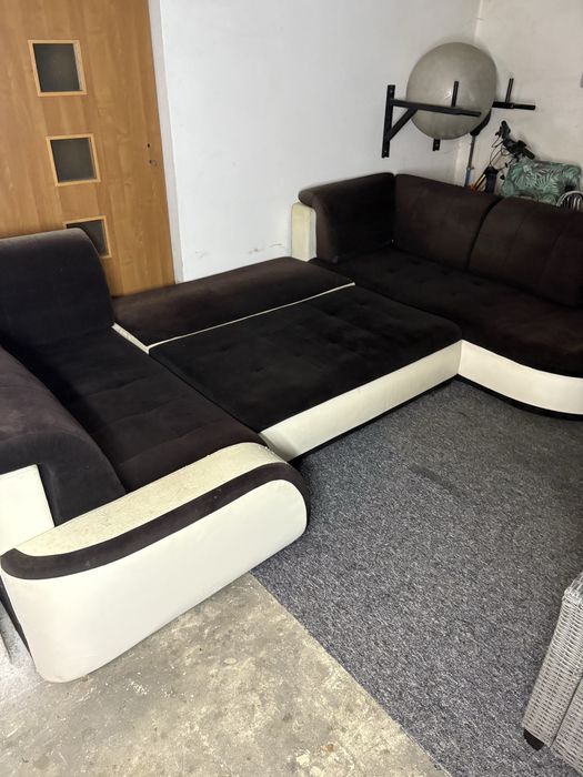 Wielki narożnik 3,2 x 2,1 Czarno biały