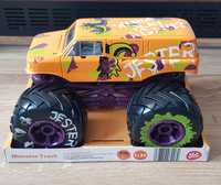 Kid Land Monster Truck Auto 1:24 Ogromne Koła Zabawka Pomarańczowy Dzi